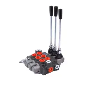 Bulgaria Series Loader Engineering Vehicle Manual Control Valve 3-P40 P40 Multi-way Valve thumbnail-3