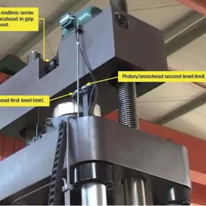 HST 300kN Computer Control Hydraulic Universal Testing Machine Class 0.5 Spoke Sensor 6 Columns Frame Universal Testing WAW-300E thumbnail-6