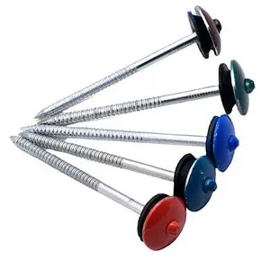 Straight Shank Roofing Nails With Washer - OEM Logo Available thumbnail-1