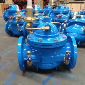 DN 50- DN 600 GGG50 Pn 16 Ductile Iron One Way 200x Control Valve 400X Flow Water Control Valve thumbnail-5