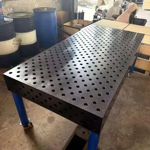 Junyuan Robotic Arm Welding Platform, High-precision Civil Air Defense Welding Platform, Anti-deformation Ht250 and Ht300, Large Quantity in Stock, Physical Factory thumbnail-2