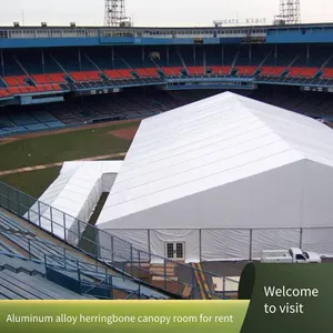 Factory-supplied European-style Aluminum Alloy Marquees, Rental of Marquees for Weddings and Banquets, Outdoor Wedding Tents thumbnail-3