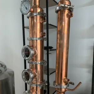 Factory Genyond Wine Alcohol Distillation Equipment/moonshine Distillery/copper Distiller for Gin Vodka Brandy Whisky Rums thumbnail-6