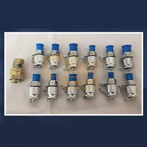 Hydraulic Test Table Combination Kit 5 Gauges 13 Test Couplings 14 Connectors 5 Hoses for Construction Machinery Accessories thumbnail-5