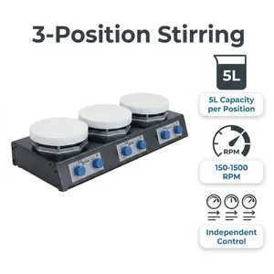 3 Positions Magnetic Stirrer Hotplate thumbnail-2