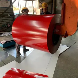 DX51D Prepainted Galvanized Steel Coil PPGI Coil PE HDP PVDF Coating Color Coated Steel Coil In Stock thumbnail-1