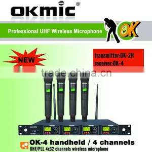 Karaoke Microphone/multi-channel Wireless Microphone/4 Channels Wireless Microphone thumbnail-1
