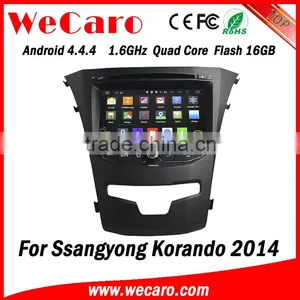 Wecaro WC-SY8067 8" Android 4.4.4 WIFI 3G Car Dvd Player for Ssangyong Korando Car Gps Navigation 2014 2015 thumbnail-1