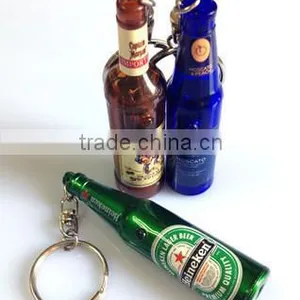 Led Cna Shape Flashlight Keychain, Lesd Projector Bottle Shape Keychain for Promotional Gifts,custom Logo Keychain for 2015 thumbnail-1