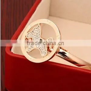 High Quality Lovely Rose Gold Dog Charm Animal Bracelet thumbnail-2