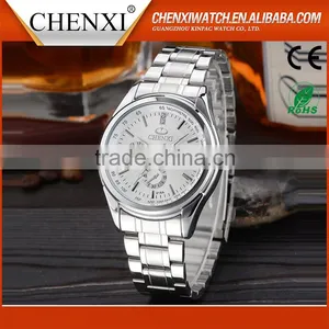 Hot Japan Quartz Siliver Stainless Steel Watch thumbnail-1