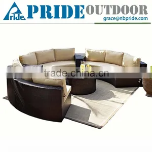 Outdoor Rattan Garden Terrace Furniture Leisure Round Wholesale Rattan Wicker Furniture Quality Choice thumbnail-1