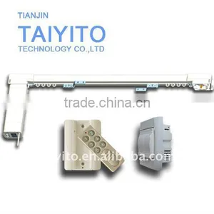 TAIYITO TDXE4466 Home Automation System X10 Signal Flat Open Electric Curtain System Remote Control thumbnail-1