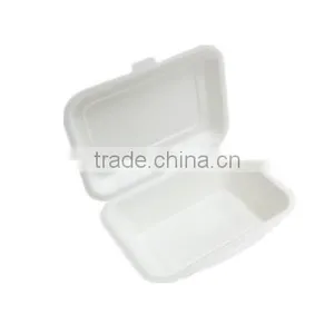 450ml Disposable Lunch Biodegradable Sugarcane Pulp Tableware thumbnail-2