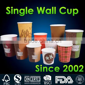 Food Grade 6oz Hot Paper Coffe Cup Wholesale With LOGO thumbnail-3