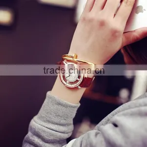 ROSIVGA Korean Transparent Hollow Skeleton Dress Wristwatch Men Women Watches Fashion Casual Leather Couple Clock Dress Watch thumbnail-5