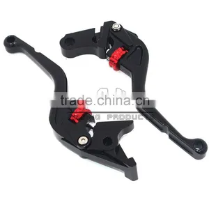 BJ-LS-010 Top Quality CNC Aluminum Short Motorbike Adjustable Brake Clutch Lever for Yamaha YZF R1 2009-2014 thumbnail-6