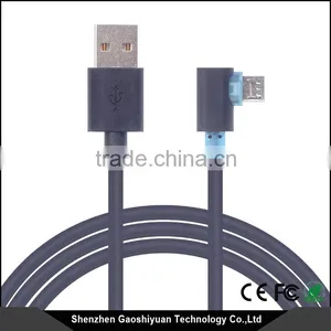 USB 2.0 A Male to Right 90 Degree Angle Micro B USB Cable thumbnail-3