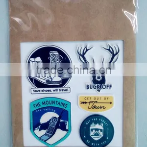 New Design Fashion Printed Self-adhesive pu Leather Sticker Patch for Bag Quality Choice thumbnail-1