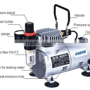 AS18-2 Mini Airbrush Compressor thumbnail-2
