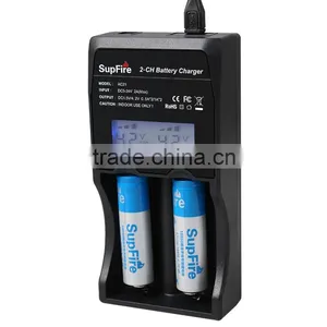 18650 /26650/16340 Battery Dual Slots Chareger With HD LCD Display thumbnail-1