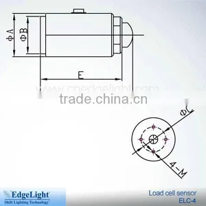 Edgelight High Quality ELC-4 Load Cell Sensor Factory Price Small Load Cell thumbnail-1