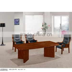 Small Luxury Conference Table for 3 People MDF Wood Factory Sell Directly YC7 thumbnail-1