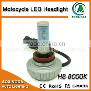All in One H8 LED Headlight Motorcycle Without Fan and Ballast thumbnail-2