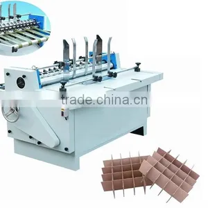 High Speed Feeder Automatic Corrugated Clapboard Cardboard Partition Slotter Machine thumbnail-1
