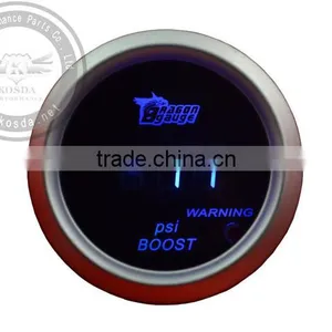 52mm Racing Boost Gauge, 52mm Guages Digital Gauge in White Black Light thumbnail-3