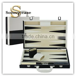 2016 Hot-selling Custom Leather Game Board Backgammon Set thumbnail-1