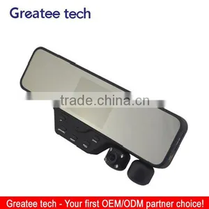 HD 3.5 Inch Dual Camera Mirror Car Black Box thumbnail-1