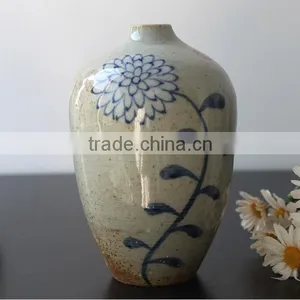 Jingdezhen Blue And White Floret Bottle Hand-Painted HY0013 thumbnail-2