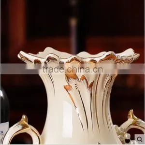 Factory Wholesale Luxury Ceramic Home Goods Vases in Jingdezhen thumbnail-3