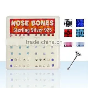 925 Sterling Silver Nose Bone thumbnail-1