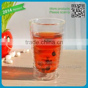 Mexican Tableware Glass Double Pint Cup Turkish Tea Glasses Double Wall Glass Tea Cup thumbnail-1