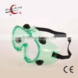 Replaceable Lens Medical Security Goggles PVC Security Goggles EN 166 PC Lens Security Goggles Green Security Goggles for Sales thumbnail-1
