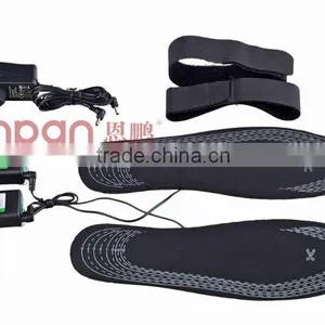 Adjustable Size Carbon Fiber Insole Heated Warm Insoles USB Cheap Shoes Insoles thumbnail-1