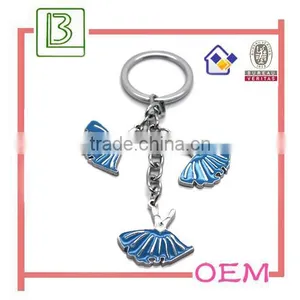 Promotional Lovely Metal Ballet Dancer Keychain thumbnail-1