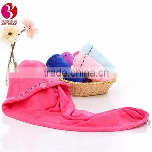 Microfiber Printed Cheap Bath Cap thumbnail-1