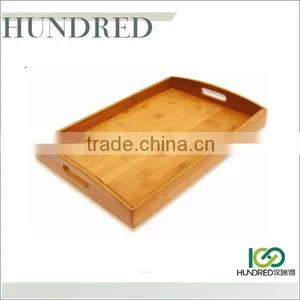China Wholesale Hot Selling High Quality Bamboo Wooden Serving Tray thumbnail-2