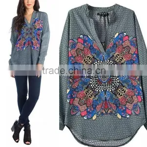 High Quality Wholesale Customaize Free Size Beach Kaftan Moroccan Tunic thumbnail-1