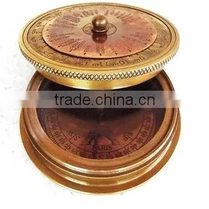 Beautiful Home Decor Gift Compass -Magnetic Nautical Pirate Compass With Timer 13507 thumbnail-1