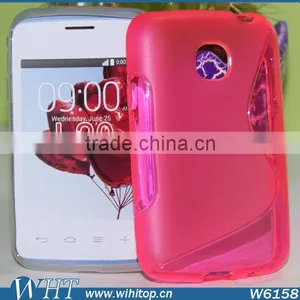 S Line TPU Case for LG L20, Red Back Cover for LG L20, Protective Phone Case for LG L20 thumbnail-1