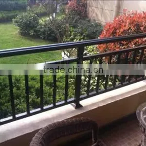 Assembled no Welding Wrought Iron Balcony Railing thumbnail-1