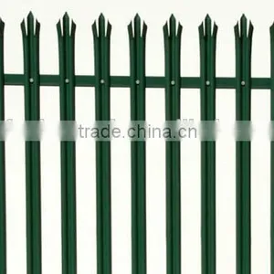 Hot Dipped Galvanized Steel Palisade Fencing thumbnail-1