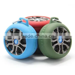 Special Tyre Shape Design Bluetooth Speaker, Promotion Gift Tire Shape Mini Speaker, Low Price Wireless Speaker thumbnail-1