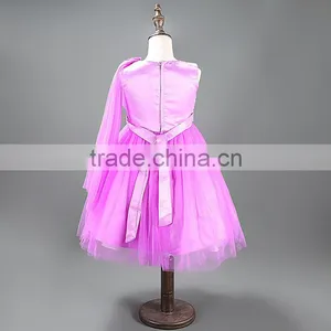 Wholesale Lace Applique Tutu Dress Chiffon Princess Dresses for Girls of 6 Years Old TR-WS37 thumbnail-5