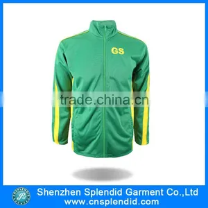 Cheap Wholesale Mens Plain Polyester Blank Track Jacket thumbnail-1