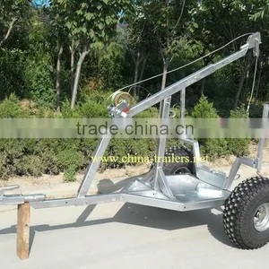 Galvanized Timber Trailer With Crane and International Utility Trailers thumbnail-1